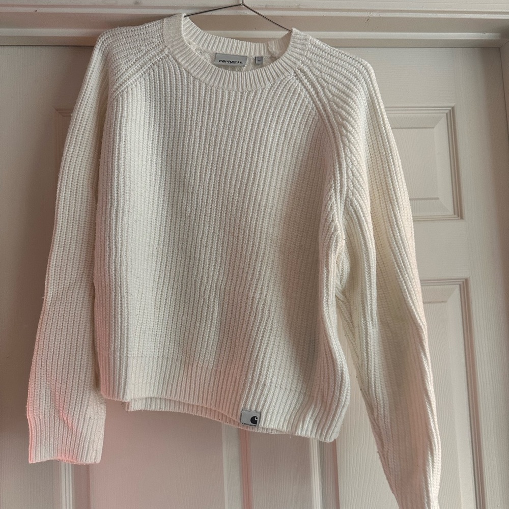 Carhartt Women's Cream Crew Neck Sweater